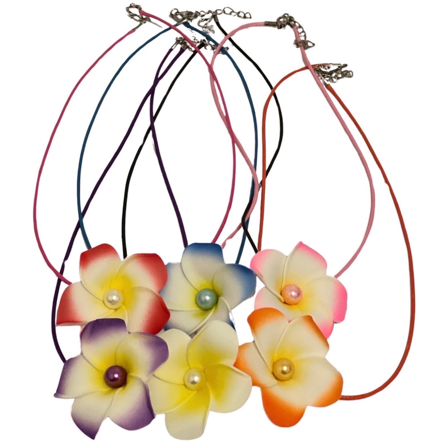 Flower Necklaces (Purchase individually or 6 pcs)